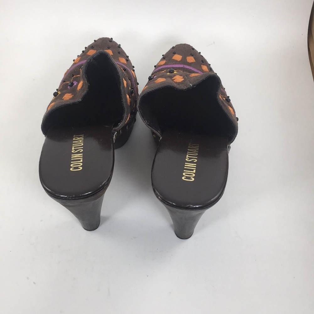 Colin Stuart Studded Clog Mules - image 5